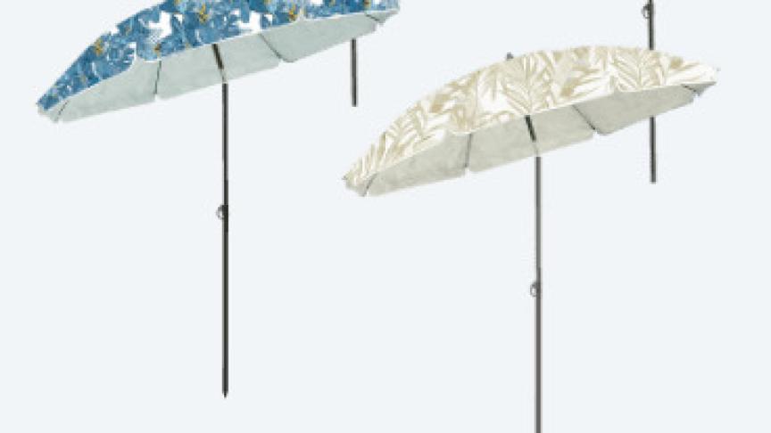 La nuevas sombrillas de Aldi para la playa: en varios colores y modelos