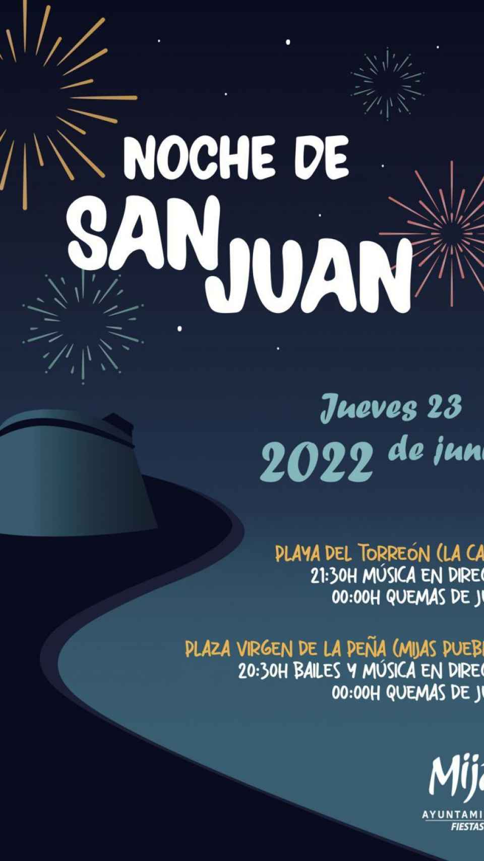 Cartel Noche San Juan Mijas