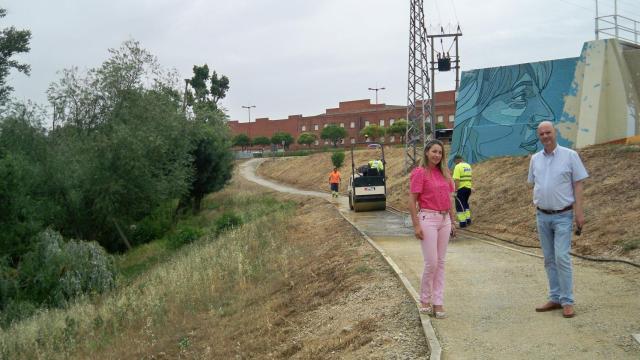 Imagen de la obras realizadas en el paseo fluvial de Santa Marta