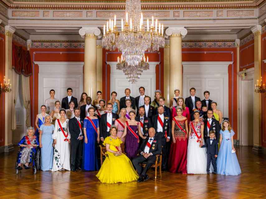 Representantes de las principales casa reales europeas en el cumpleaños de Ingrid de Dinamarca.