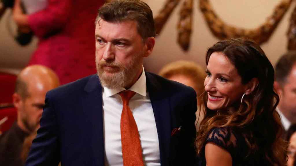 Telma Ortiz y Robert Gavin Bonnar en los Premios Princesa de Asturias 2019.
