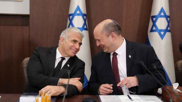 El primer ministro israelí, Naftali Bennett, y el ministro de Exteriores, Yair Lapid, en una reunión reciente.