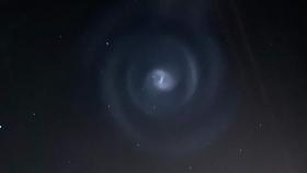 Espiral captada en el cielo.
