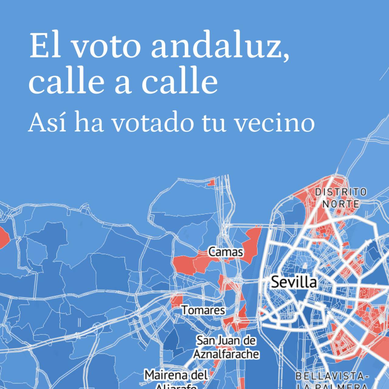 Descubre qué han votado tus vecinos: los resultados de las elecciones andaluzas calle a calle