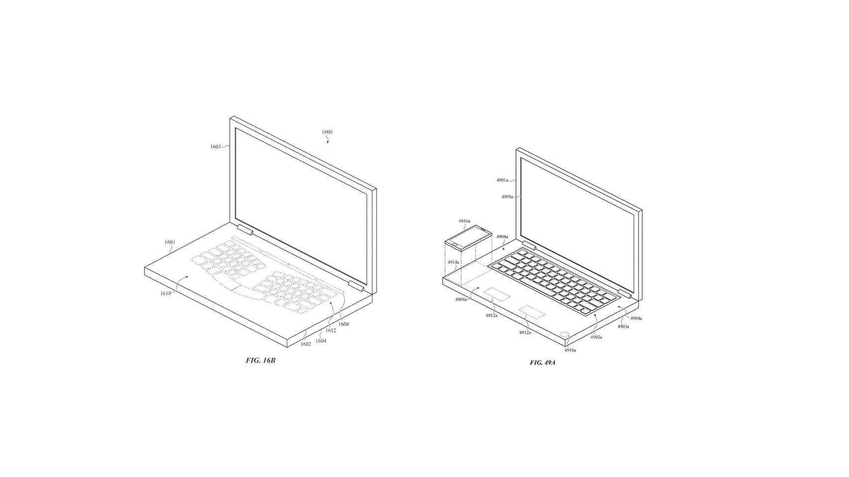 Imágenes de la patente de Apple.