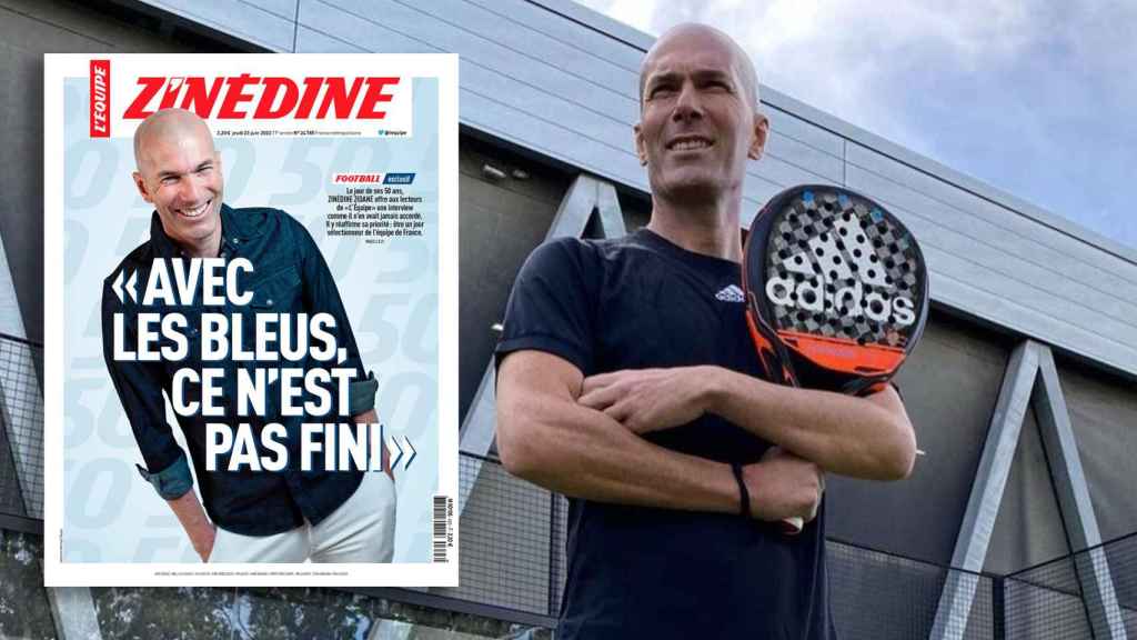 Zinedine Zidane, en L'Équipe