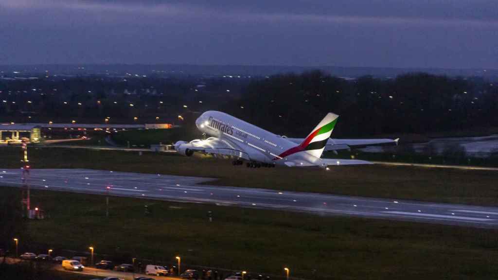 Imagen del último A380 entregado a Emirates.