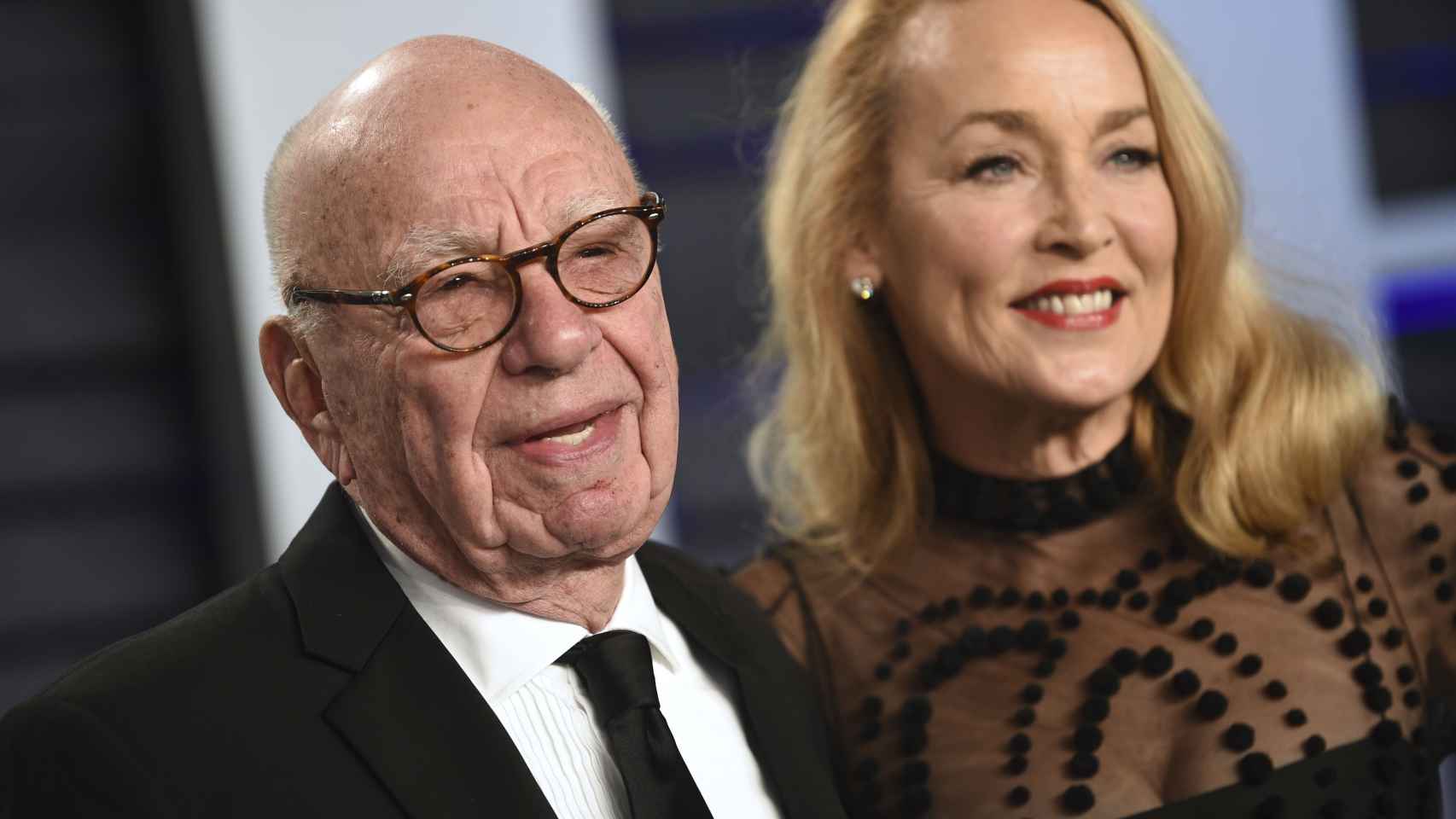 Rupert Murdoch y Jerry Hall en una imagen de archivo.