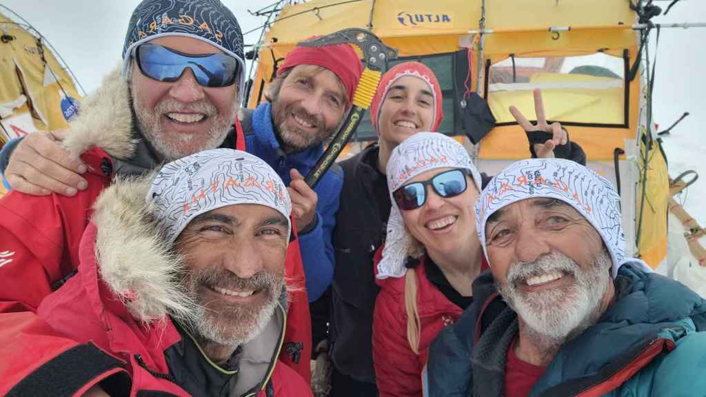El equipo de la última expedición 'SOS Artic'.