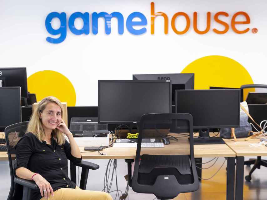 Simonetta Lulli en las oficinas de GameHouse.