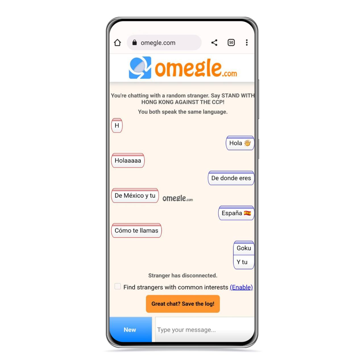 Omegle and Android