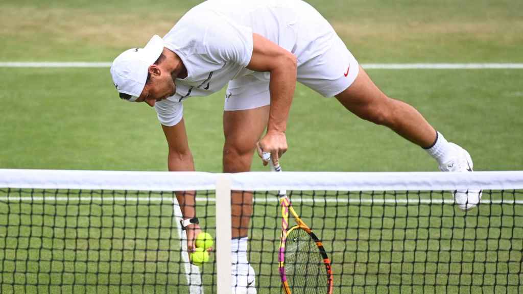 Rafa Nadal, en Wimbledon.