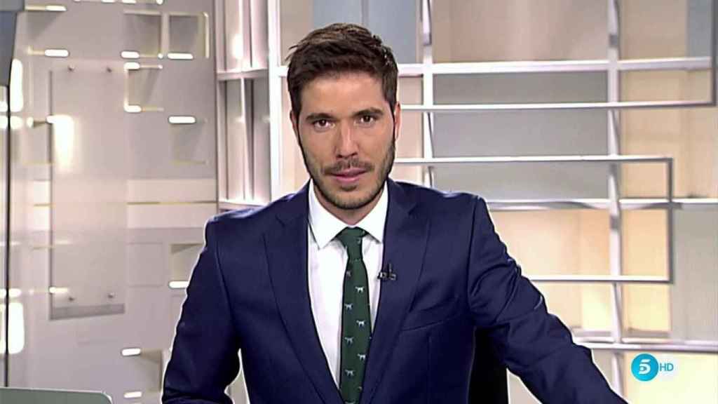 Pablo Pinto en 'Informativos Telecinco'.