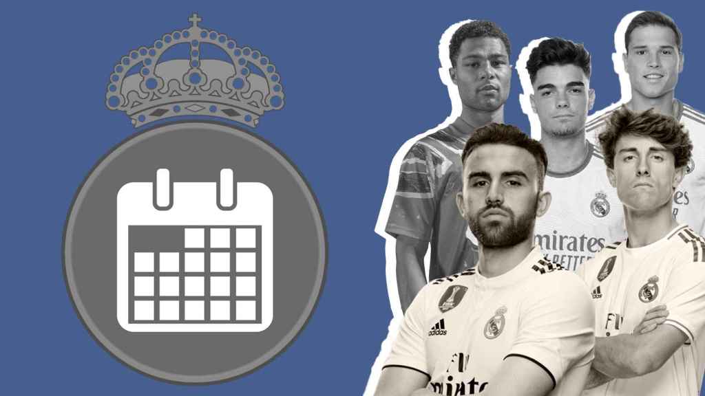 El calendario del Real Madrid