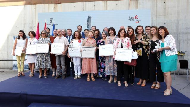 Foto de familia de los Premios a la Excelencia y la Calidad en la Prestación de los Servicios Públicos. Foto: Óscar Huertas.