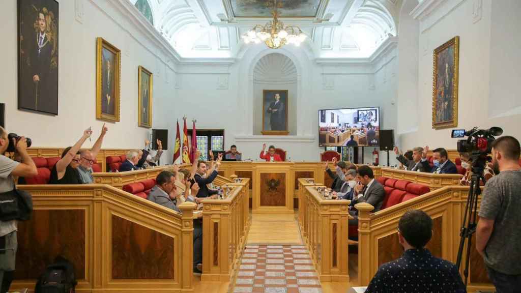 Debate sobre el Estado de la Ciudad. Foto: Ayuntamiento de Toledo.