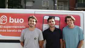 Borja Solé, Rubén Vilar y Carlos Costa, socios fundadores de Buo.