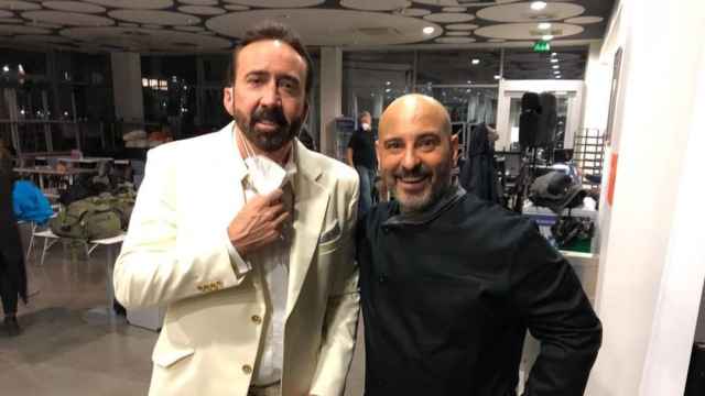 Nicolas Cage y Jaime Ordóñez.