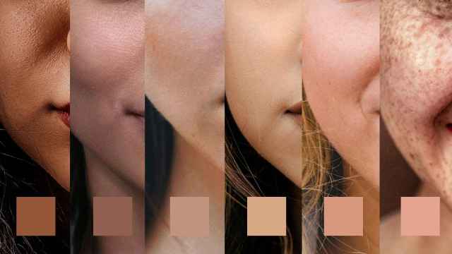 Distintos tonos de piel.