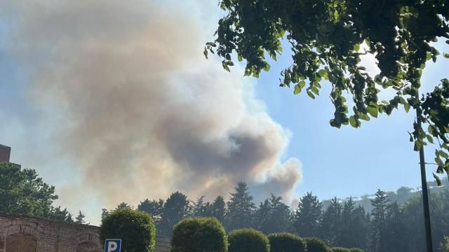 Fuego en el barrio de La Victoria de Valladolid