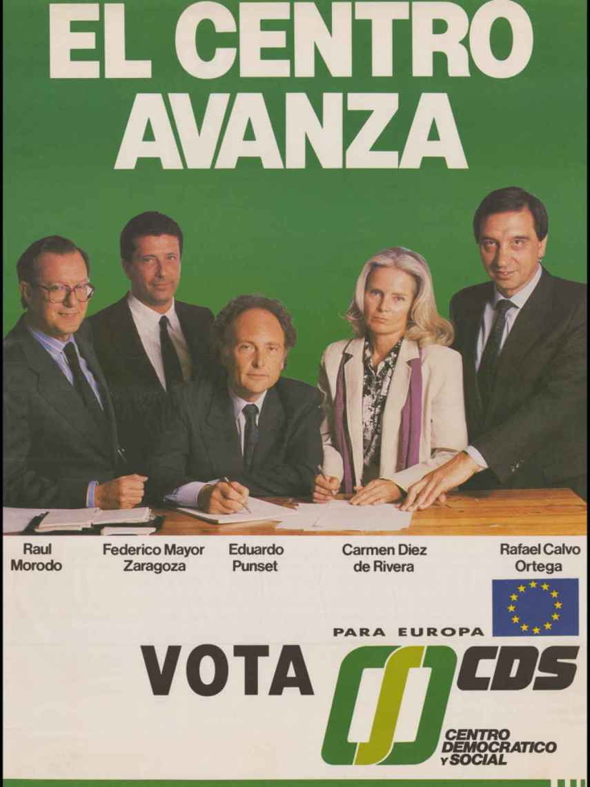 Cartel electoral del CDS.