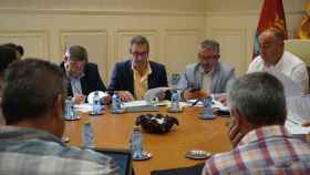Reunión de la Junta de Gobierno de la Diputación de Segovia.