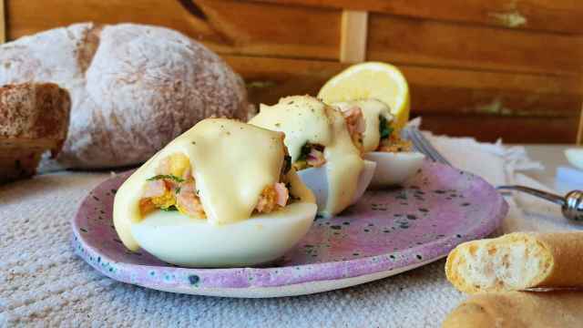 Huevos rellenos de mortadela, una versión diferente y deliciosa para el aperitivo
