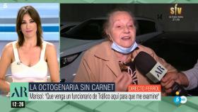 Patricia Pardo ha sufrido una tensa conexión en directo con Marisol, la conductora 'kamikaze' de Ferrol.