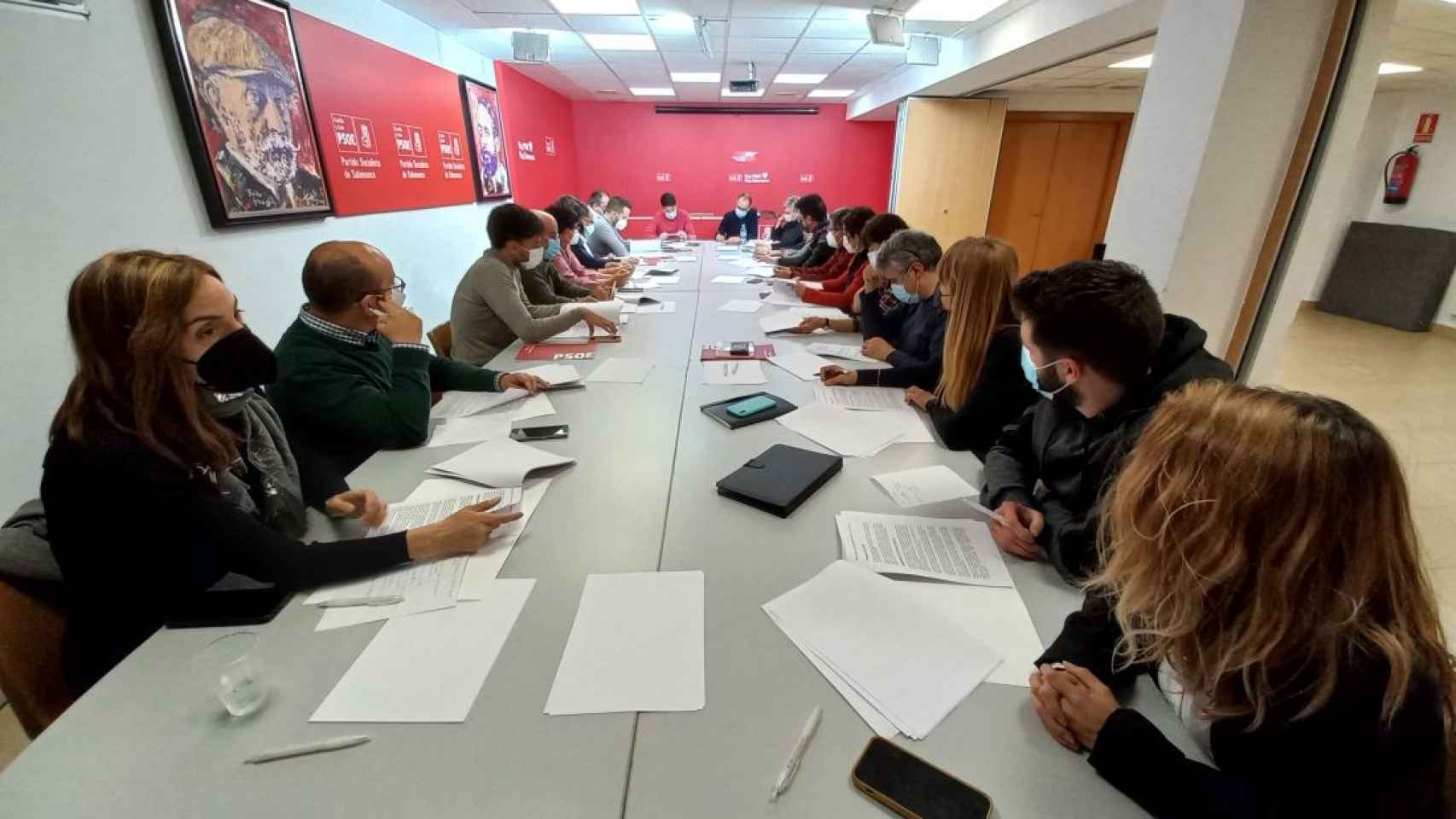 Ejecutiva del PSOE en Salamanca