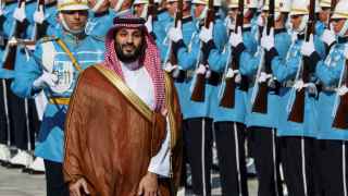 El príncipe heredero saudí Mohamed bin Salmán en Turquía.