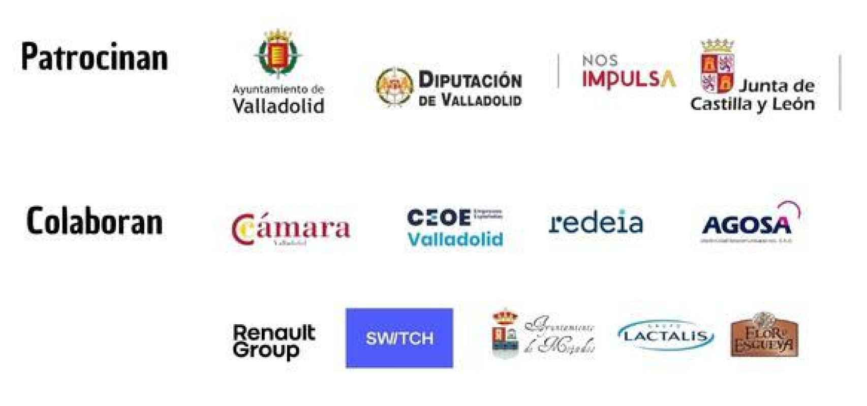 Patrocinadores Valladolid Impulsa