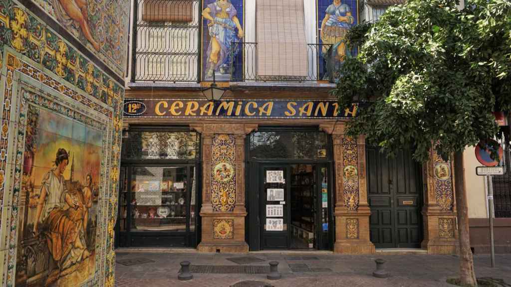 Tienda de cerámica en el barrio de Triana (Sevilla).