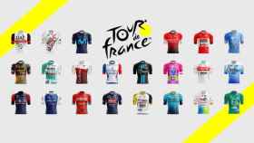 Los maillot de los equipos del Tour de Francia 2022.