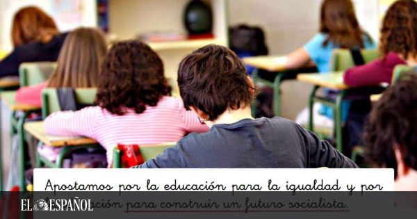 El PSOE reparte a los niños de primaria de La Rioja un cuadernillo científico para tener  un futuro socialista 