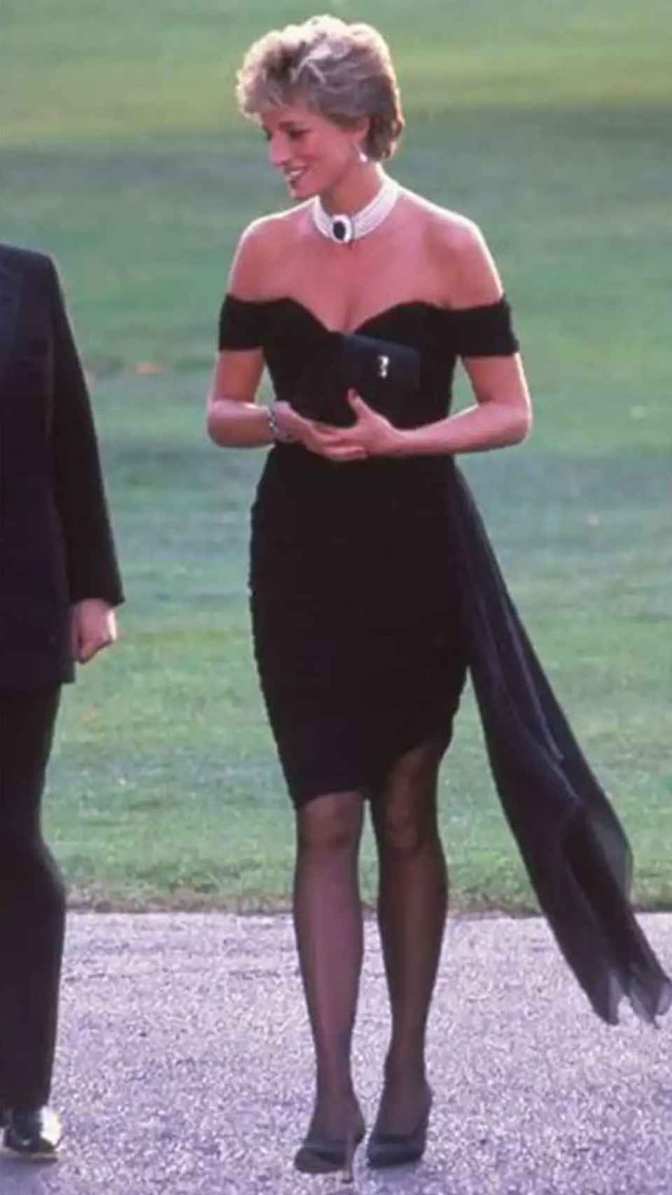 Diana de Gales el día en que lució el 'vestido de la venganza', el 29 de junio de 1994.