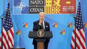 El presidente de EEUU, Joe Biden, este jueves en la cumbre de la OTAN en Madrid.