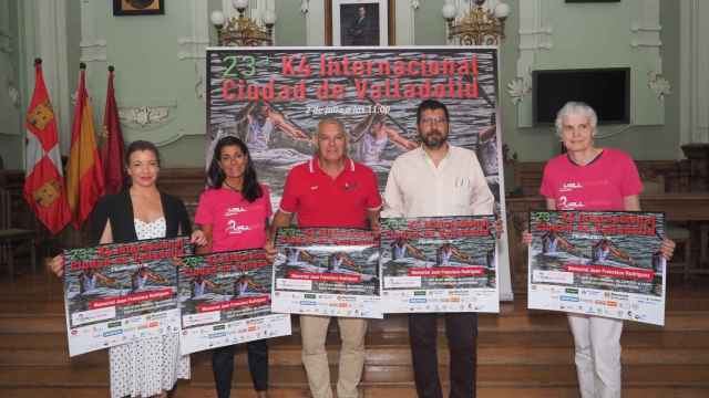 Presentación de la competición de piragüismo en Valladolid
