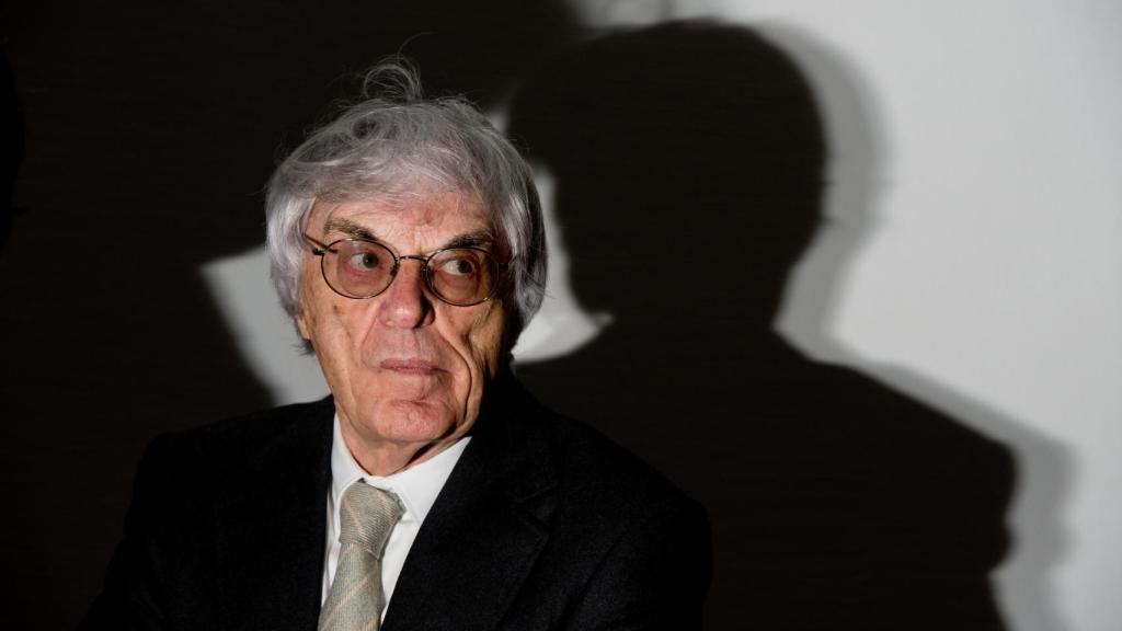 Bernie Ecclestone, durante un acto