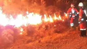 Las labores de desbroce, posible causa del incendio en la Dehesa Boyal de Puertollano