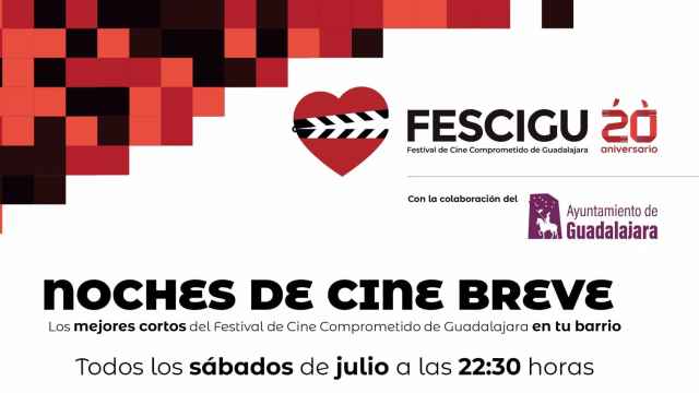 Cartel 'Noches de Cine'. Foto: Ayuntamiento de Guadalajara.