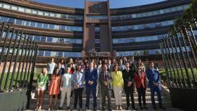 Acto de bienvenida de Eurocaja Rural a los nuevos estudiantes en prácticas. / Foto: Óscar Huertas.