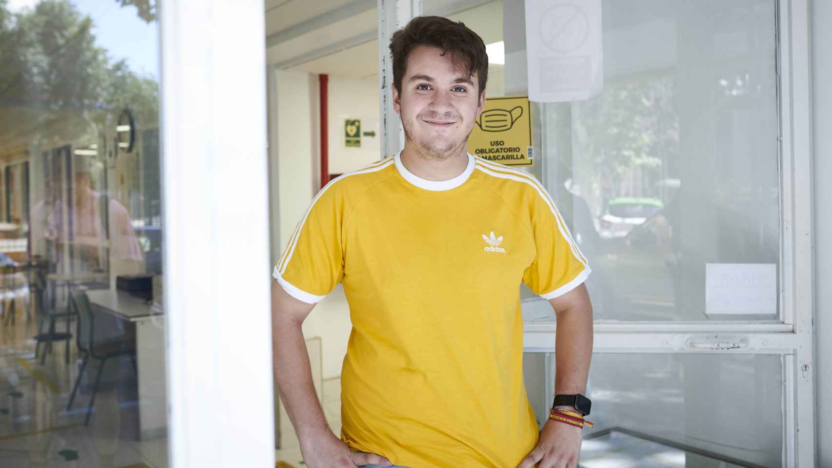 Guillermo López, de 21 años, cursó Sistemas de Telecomunicaciones y tiene tres ofertas de trabajo.