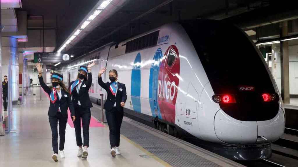 Presentación de los trenes de Ouigo en España, hace unos meses.