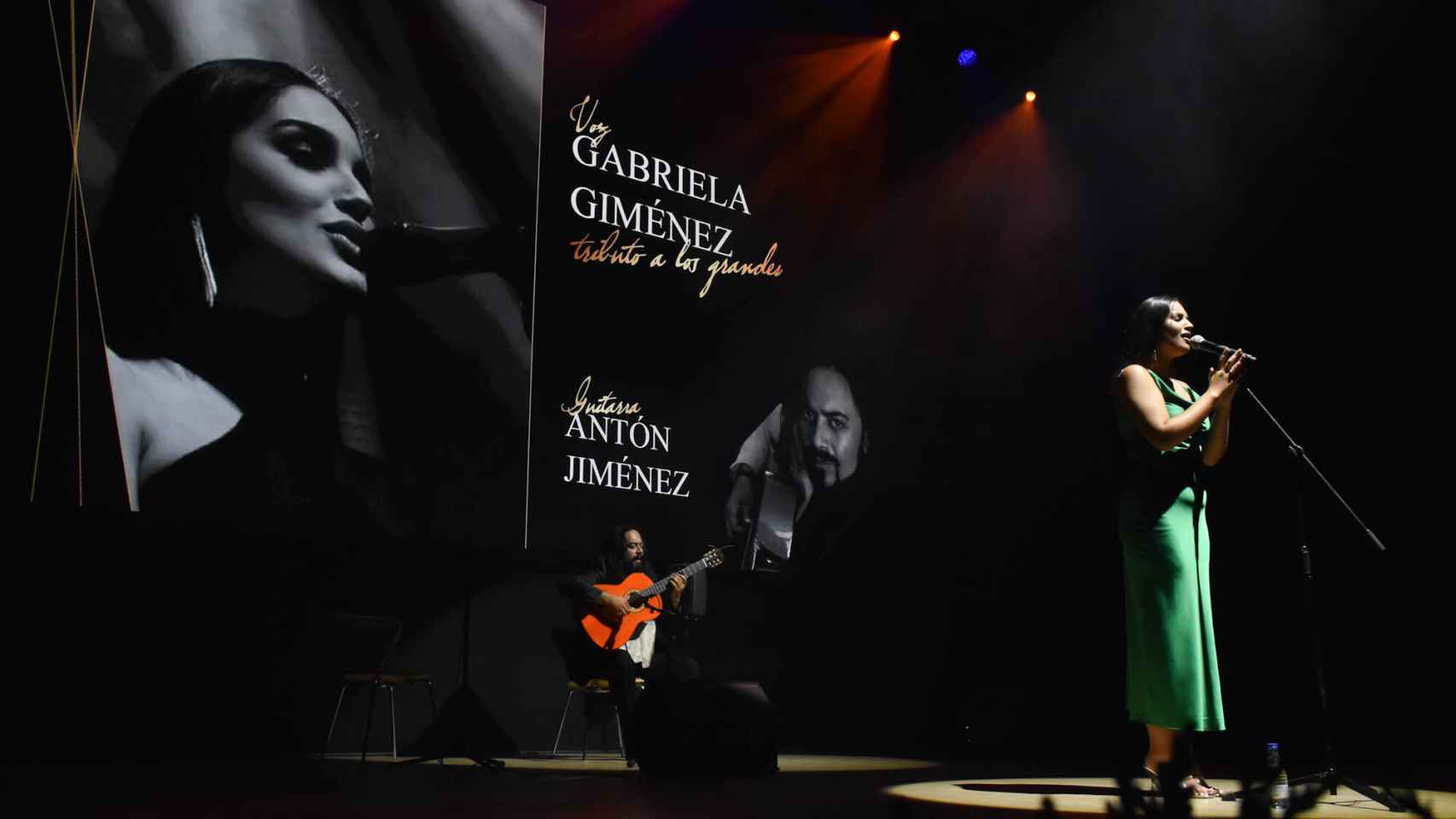 Gabriela Giménez, durante su actuación