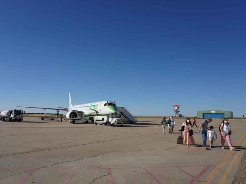 Uno de los aviones de la compañía Binter que conectarán Valladolid y Gran Canaria dos veces por semana a partir de octubre.