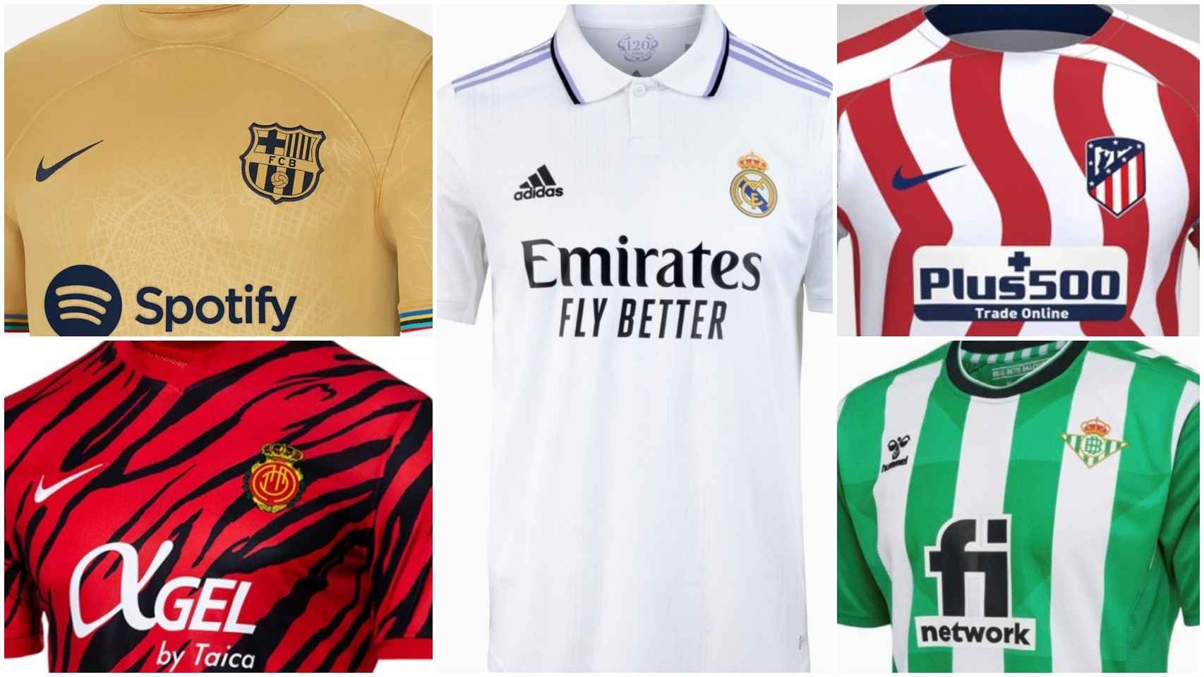 Las nuevas camisetas de La Liga 2022/2023