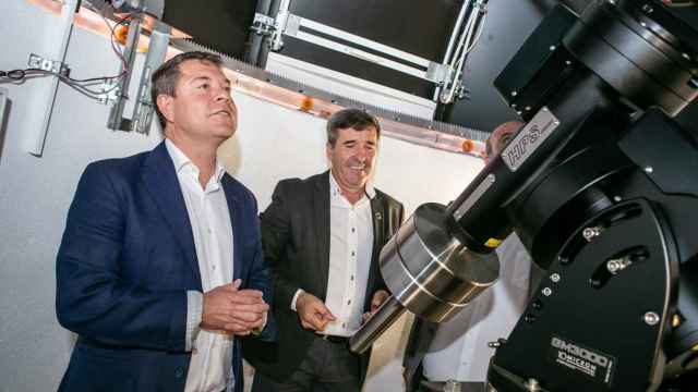Page inaugura el observatorio astronómico de Vega del Codorno. - DAVID ESTEBAN/EUROPA PRESS