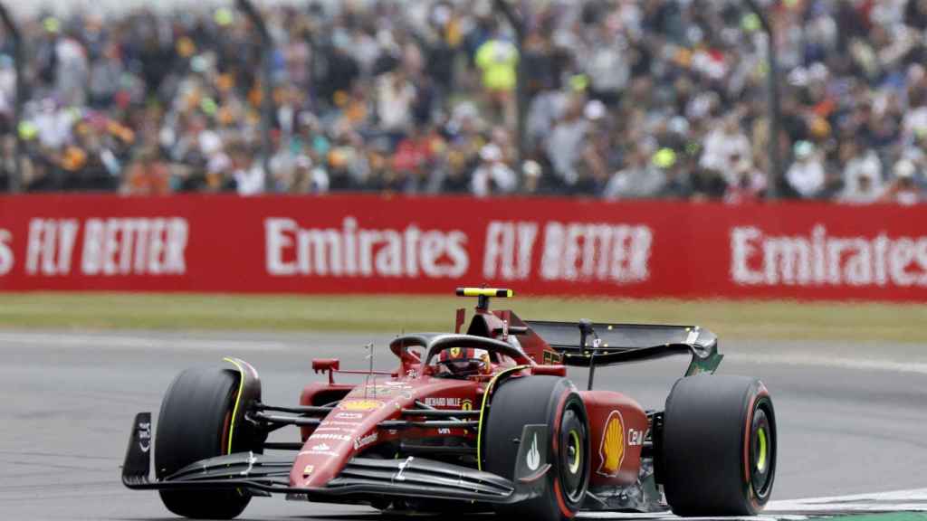 Carlos Sainz en el Gran Premio de Silverstone