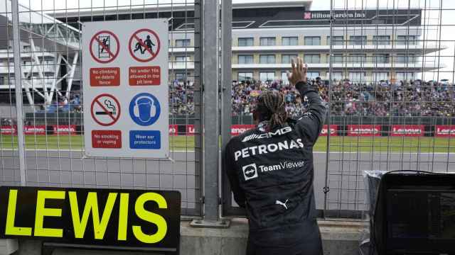 Lewis Hamilton, en el GP de Gran Bretaña