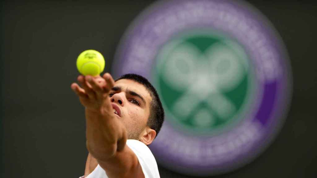 Carlos Alcaraz, en Wimbledon